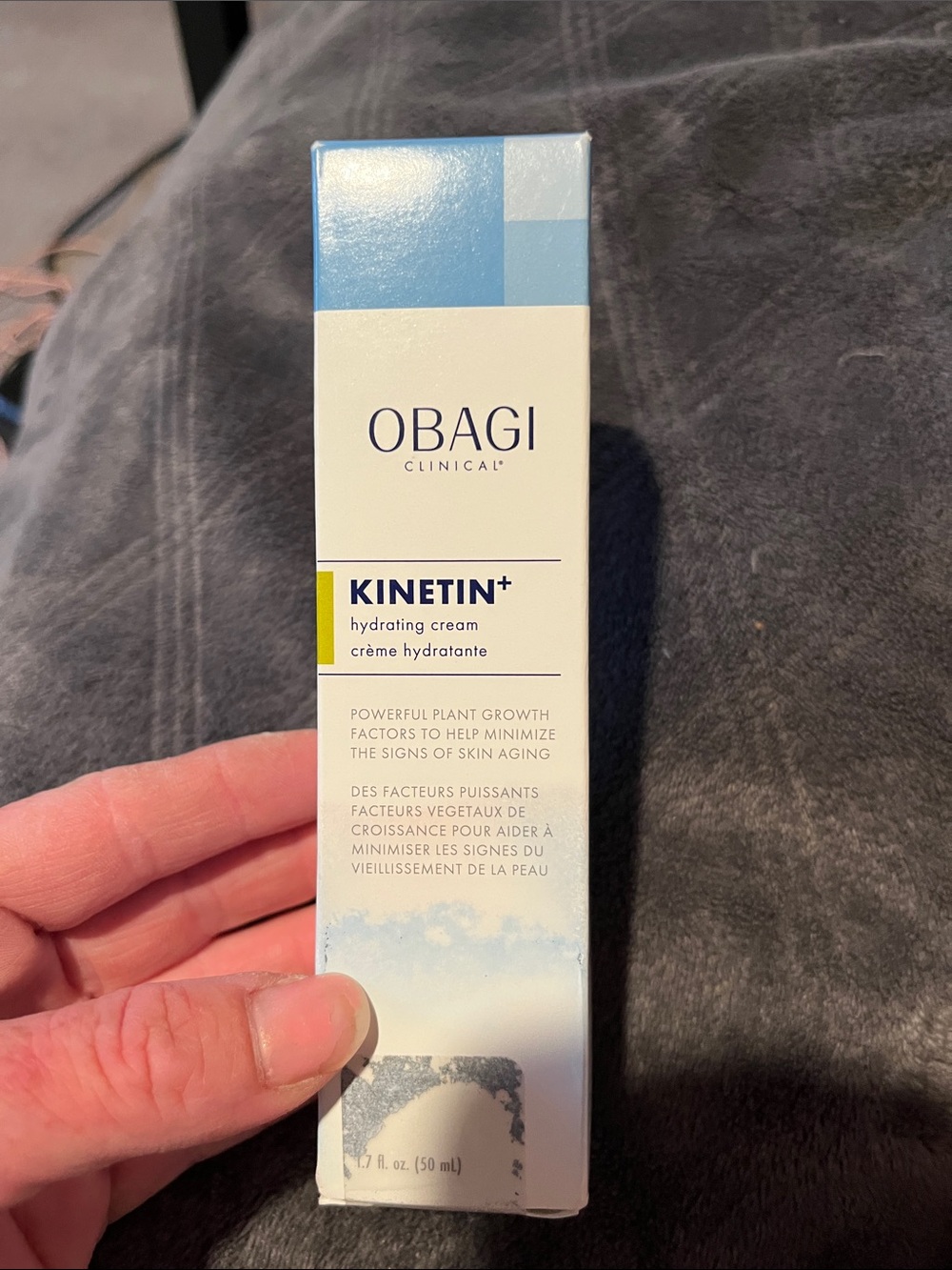 Obagi Kinetin+ Hydrating Cream - Blue, White & Yellow Accent